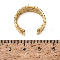 Flower 304 Stainless Steel Finger Rings Components&nbsp;SA-CBA45D5-17G
