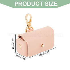 2Pcs 2 Colors PU Leather Pet Collar Couple Ring Boxes&nbsp;AJEW-DR0001-23