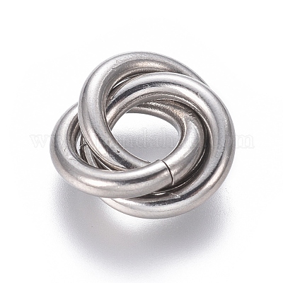 Tarnish Resistant 304 Stainless Steel Linking Rings&nbsp;STAS-L239-01E-P-1