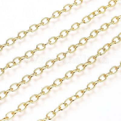 Brass Cable Chains&nbsp;CHC-G007-05G-01-1