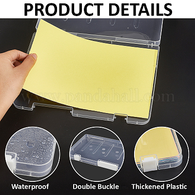 Transparent Plastic Packaging Boxes with Hinged Lid&nbsp;AJEW-WH20060-90B-1