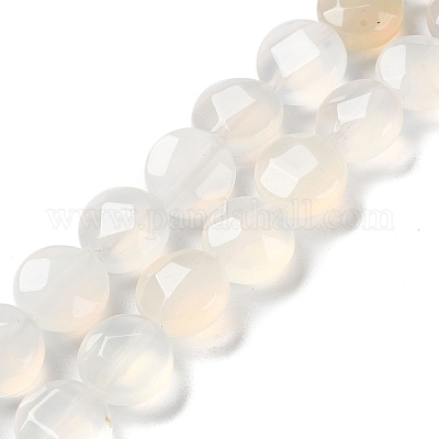 Natural White Agate Beads Strands&nbsp;G-K357-B16-01-1