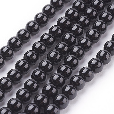 Natural Tourmaline Beads Strands&nbsp;G-G099-4mm-11-1