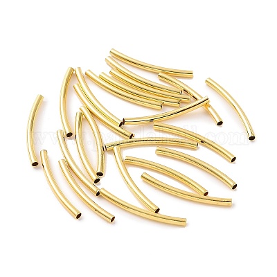 Brass Tube Beads&nbsp;EC297-G-1