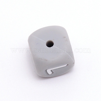 Silicone Alphabet Beads for Bracelet or Necklace Making&nbsp;SIL-TAC001-01A-L-1