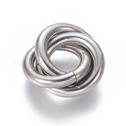 Tarnish Resistant 304 Stainless Steel Linking Rings&nbsp;STAS-L239-01E-P-1