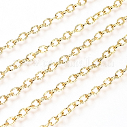 Brass Cable Chains CHC-G007-05G-01-1