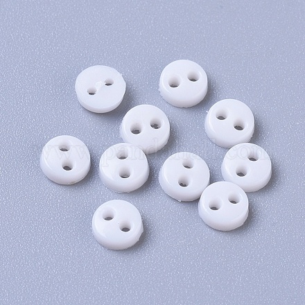Nylon Tiny Button X-BUTT-WH0014-28K-1