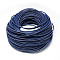 Leather Braided Cord, Royal Blue, 5mm, about 54.68 yards(50m)/bundle