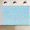 Fishscale Pattern Polyester Fabrics, for DIY Bed Sheet, Tablecloth, T-shirt, Dress, Rectangle, Deep Sky Blue, 150x0.02cm