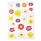 Waterproof Plastic Self Adhesive Stickers, Plant Pattern, Flower Pattern, 15x10.5x0.01cm