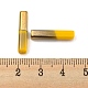 電気メッキガラスビーズ  多面カット  長方形  ゴールド  19.5~20x4x4mm  穴：1mm&nbsp;LS-GLAA-D024-02B-4
