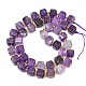 Natural Banded Amethyst Beads Strands&nbsp;G-F832-A07-01B-3