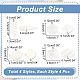 16Pcs 4 Styles Natural Shell Pendants&nbsp;SHEL-AR0001-14-2
