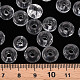 透明ガラスビーズ  フラットラウンド  透明  10x5~6mm  穴：2.5mm  約600個/ポンド&nbsp;GLAA-S195-C-001-4