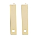 Brass Stud Earrings Findings&nbsp;EJEW-B063-01G-02-1