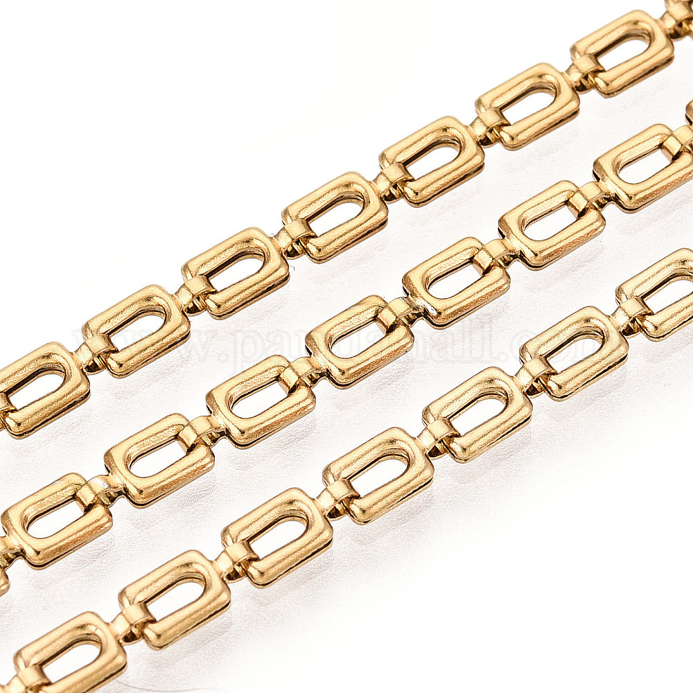 Wholesale 304 Stainless Steel Rectangle Link Chains - Pandahall.com