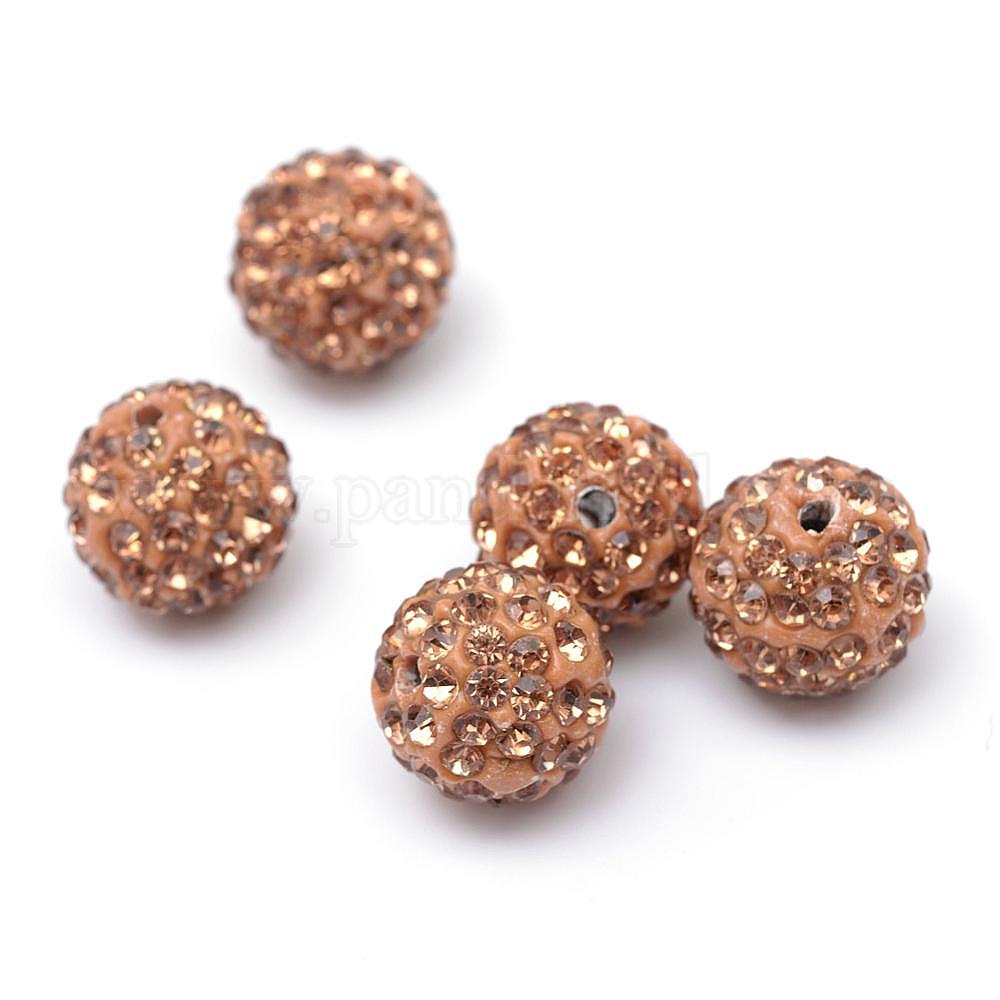 Wholesale Polymer Clay Pave Rhinestone Beads - Pandahall.com