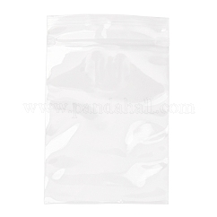 Polypropylene Zip Top Bags, Top Seal, Resealable Bags, Self Seal Bag, Rectangle, Clear, 7x4.5cm, Unilateral Thickness: 2 Mil(0.065mm), Inner Measure: 6x3.5cm