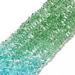 Transparent Glass Bead Strands&nbsp;GLAA-H023-02G
