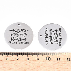 Non-Tarnish 201 Stainless Steel Pendants&nbsp;LS-STAS-T064-38P-4