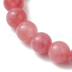 Natural Quartz Imitation Strawberry Quartz Beaded Stretch Bracelets for Women&nbsp;BJEW-JB13141
