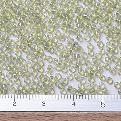 MIYUKIラウンドロカイユビーズ  日本製シードビーズ  11/0  （染められた石灰の中のrr1135)  2x1.3mm  穴：0.8mm  約50000個/ポンド&nbsp;SEED-G007-RR1135