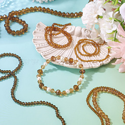 6 Strands 6 Styles Glass Beads Strands&nbsp;EGLA-TA0013-21D