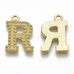 合金ペンダント  カドミウムフリー＆ニッケルフリー＆鉛フリー  頭文字  18KGP本金メッキ  頭文字.r  20.5x14x2mm  穴：2mm&nbsp;PALLOY-N157-002R-NR
