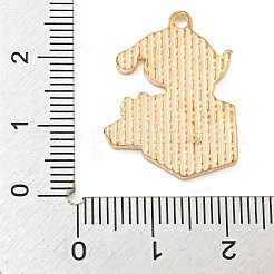 Christmas Theme Alloy Enamel Pendants&nbsp;ENAM-M221-01KCG-02