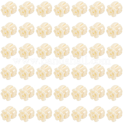合成サンゴ染めビーズ100個  花  モカシン  8~8.5x8.5mm  穴：1.5mm&nbsp;CORA-SP0001-28