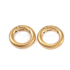 Ion Plating(IP) 316 Stainless Steel Spring Gate Rings&nbsp;LS-STAS-M296-01G-C
