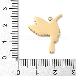 304 Stainless Steel Enamel Pendants&nbsp;STAS-G374-01G-08