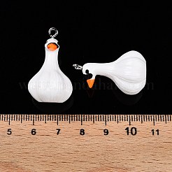 Opaque Resin Animal Pendants&nbsp;RESI-T057-08