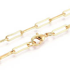 Brass Paperclip Chains&nbsp;MAK-S072-14B-G