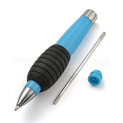 Plastic Retractable Ball-Point Pen&nbsp;AJEW-P122-A07