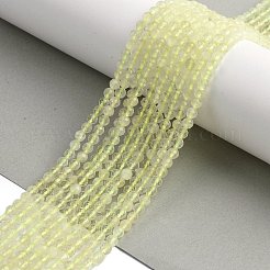 Natural Lemon Quartz(Heated) Beads Strands&nbsp;G-K366-B01-02