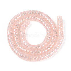 AB Color Plated Imitation Jade Glass Beads Strands&nbsp;GLAA-T026-3x6mm-J05