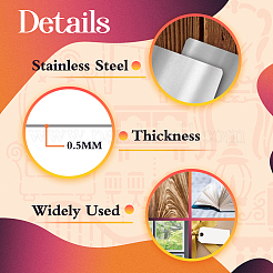 Stainless Steel Metal Cutting Dies Stencils&nbsp;DIY-WH0289-063