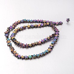 Electroplate Non-magnetic Synthetic Hematite Bead Strands&nbsp;G-F300-24B-F02