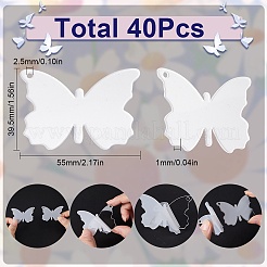 40Pcs Transparent Acrylic Boards&nbsp;FIND-SC0005-53