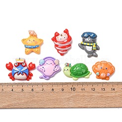 Ocean Animals Opaque Resin Cabochons&nbsp;RE-B003-03