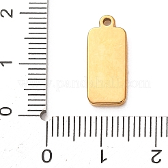 304 Stainless Steel Pendant Cabochon Settings&nbsp;STAS-Z204-04G-10