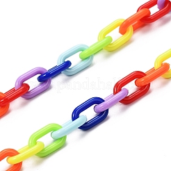 Personalized Acrylic Cable Chain Necklaces&nbsp;NJEW-JN02899-05