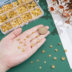 1350Pcs 12 Styles Alloy & Iron Bead Caps&nbsp;FIND-PH0027-24