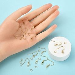 50Pcs 5 Style 304 Stainless Steel Earring Hooks&nbsp;STAS-YW0001-23
