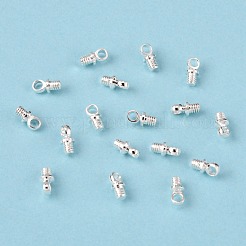 真鍮カップパールヒートンキャップピンペンダント  片穴パーツ用  カドミウムフリー＆鉛フリー  長持ちメッキ  925銀メッキ  6x3mm  穴：1.8mm  ピン：2mm&nbsp;KK-H759-32S