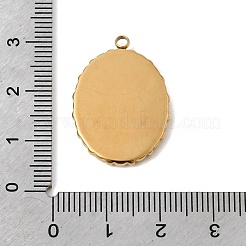 304 Stainless Steel Enamel Pendants&nbsp;STAS-B128-35G