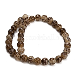 Tibetan Style dZi Beads Strands&nbsp;GG-CBA4812-B04-10MM