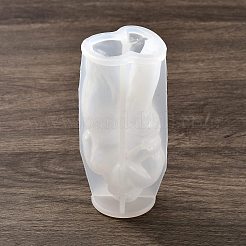 人間 DIY シリコン型  UVレジン用  エポキシ樹脂工芸品作り  ホワイト  49x49x108mm&nbsp;SIL-A010-01A